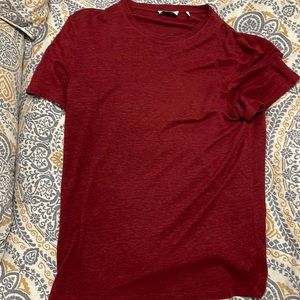 Sandro linen t shirt - RED